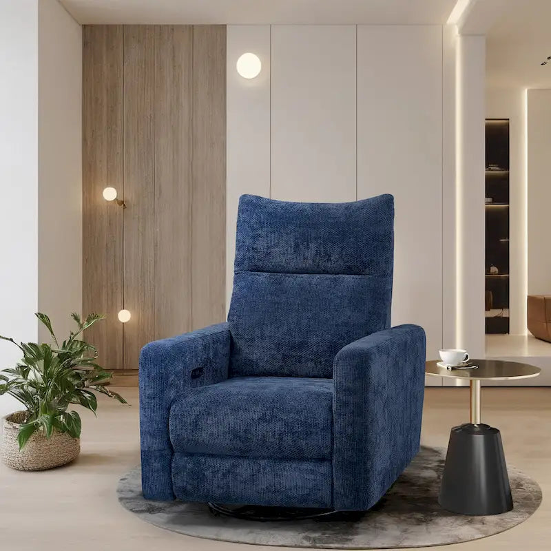 Fauteuil inclinable, pivotant et coulissant Olmas 33.5W avec chargeur USB