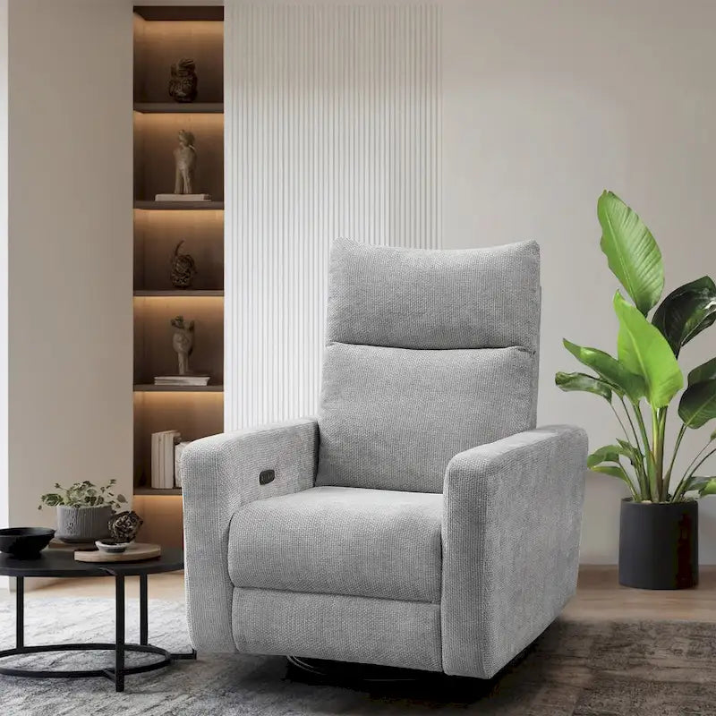 Fauteuil inclinable, pivotant et coulissant Olmas 33.5W avec chargeur USB