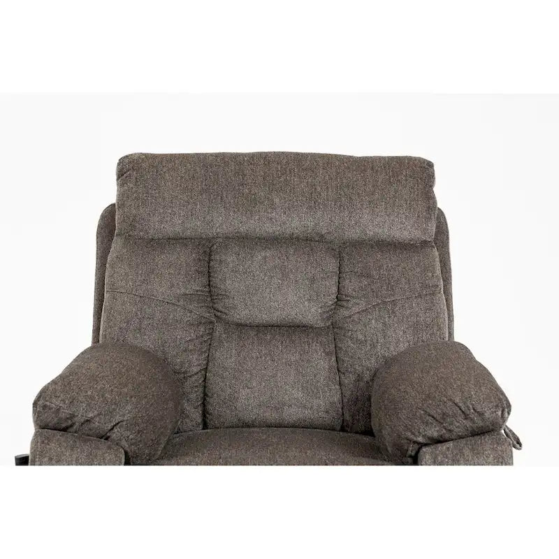 Fauteuil inclinable releveur électrique de massage et chauffant, double motorisation, inclinable électrique avec porte-gobelets et poches latérales, 180 kg