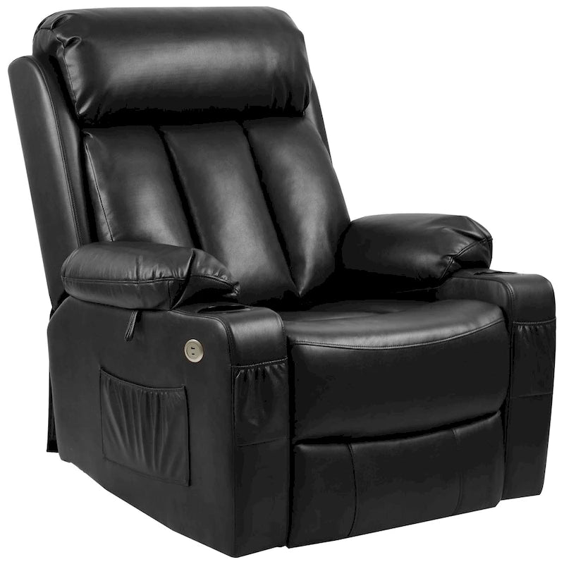 Fauteuil de massage inclinable Moasis en PU