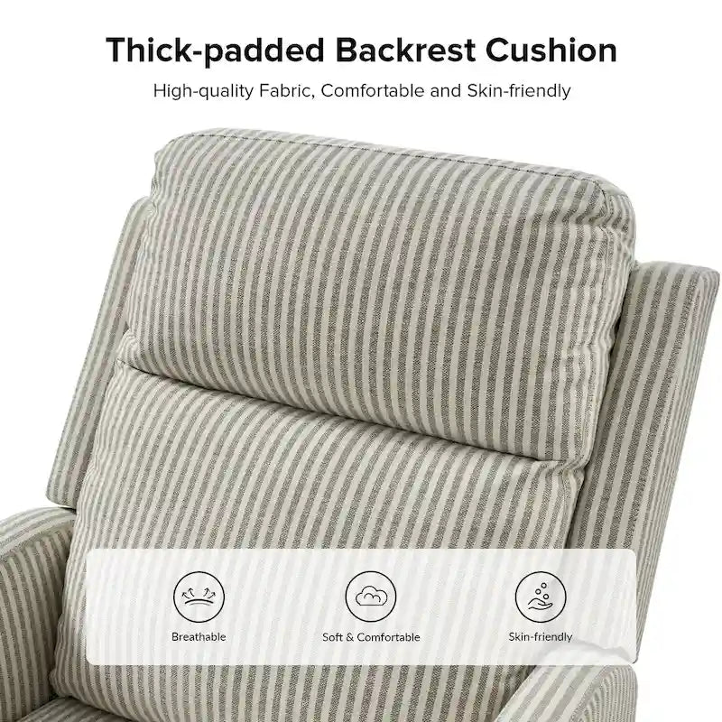 Lot de 2 fauteuils inclinables pivotants et basculants à 360 degrés en polyester moderne Diana de HULALA HOME