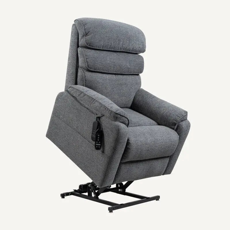 Fauteuil inclinable FlexiSpot Power Lift avec massage à double moteur, chauffage et appuie-tête réglable pour personnes âgées