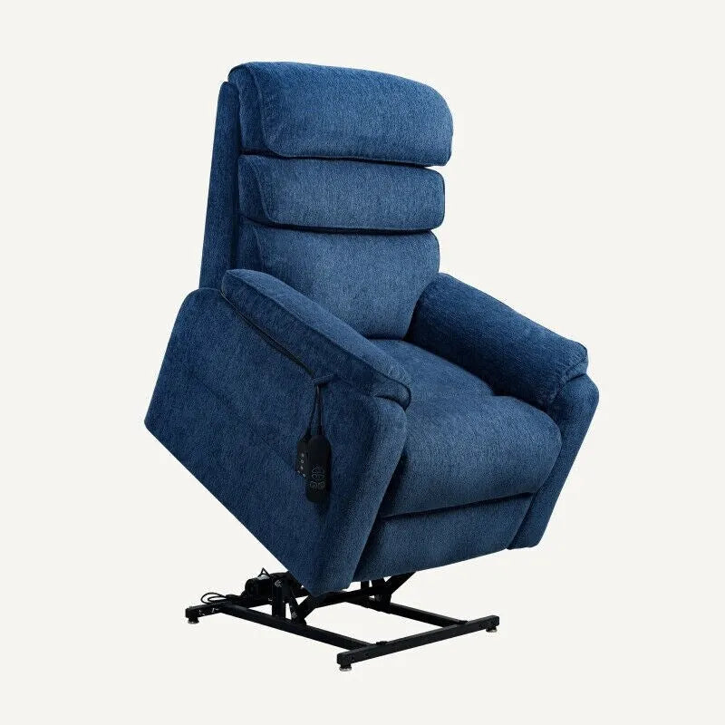 Fauteuil inclinable FlexiSpot Power Lift avec massage à double moteur, chauffage et appuie-tête réglable pour personnes âgées