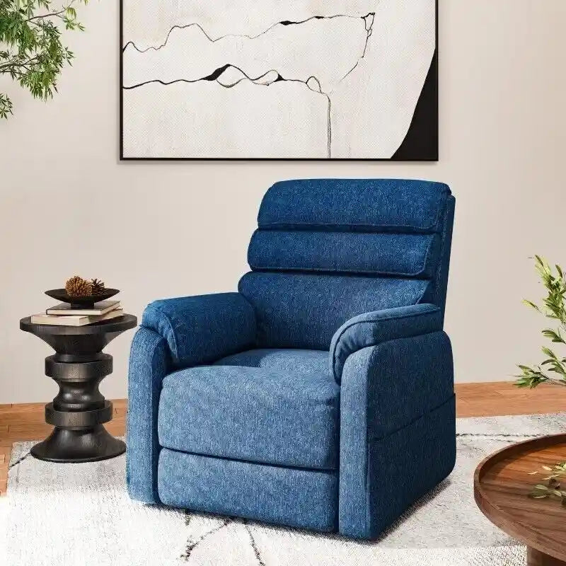 Fauteuil inclinable FlexiSpot Power Lift avec massage à double moteur, chauffage et appuie-tête réglable pour personnes âgées