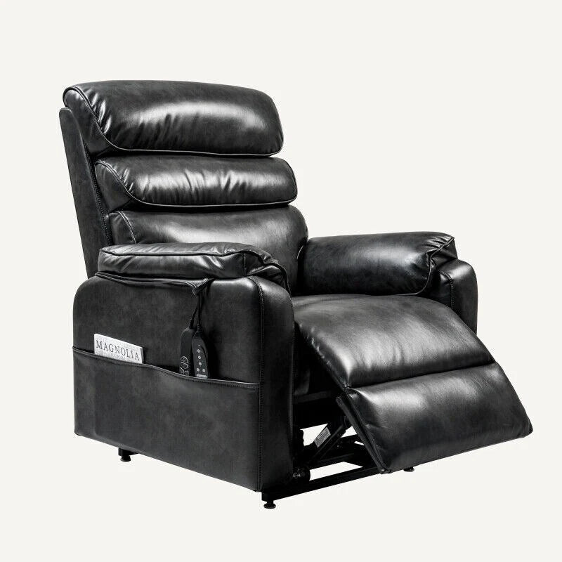 Fauteuil inclinable FlexiSpot Power Lift avec massage à double moteur, chauffage et appuie-tête réglable pour personnes âgées