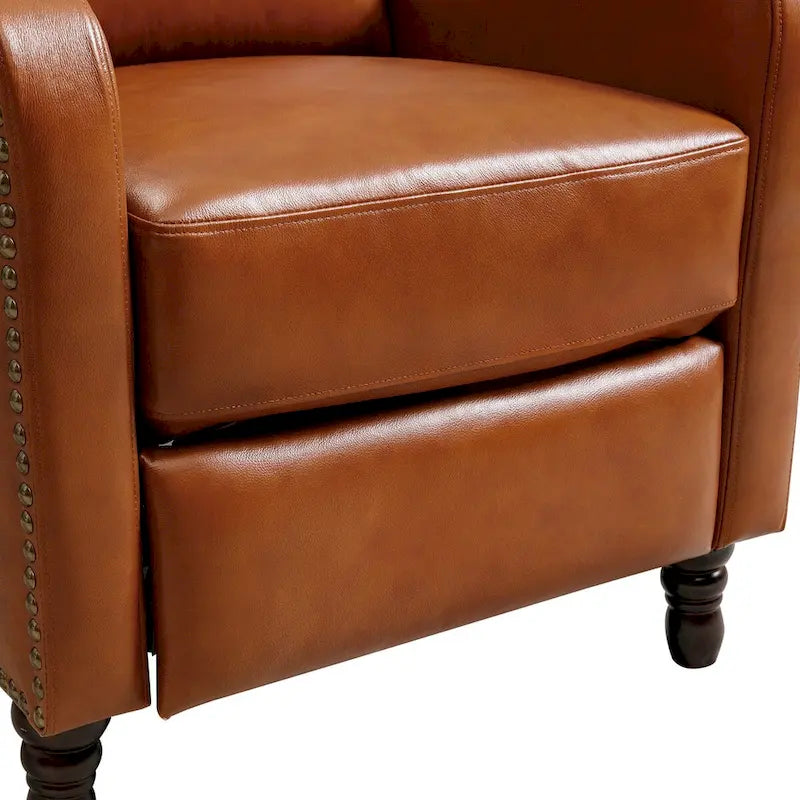 COZYMAN Fauteuil inclinable en cuir véritable Chaises confortables pour le salon