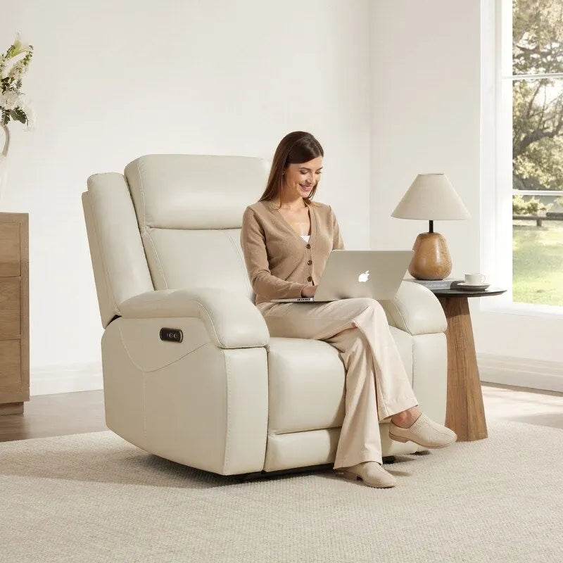 Fauteuils inclinables électriques Hadlee avec appuie-tête électrique et ports de chargement