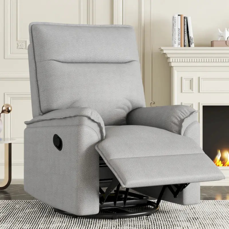 Fauteuil Inclinable Pivotant à 360 Degrés Fauteuil Inclinable Manuel Fauteuil de Cinéma pour Salon