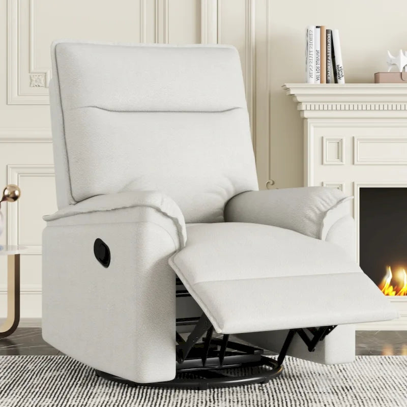Fauteuil Inclinable Pivotant à 360 Degrés Fauteuil Inclinable Manuel Fauteuil de Cinéma pour Salon