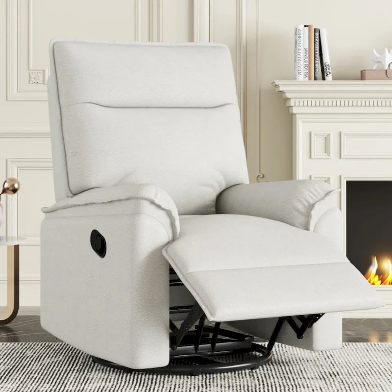 Fauteuil Inclinable Pivotant à 360 Degrés Fauteuil Inclinable Manuel Fauteuil de Cinéma pour Salon