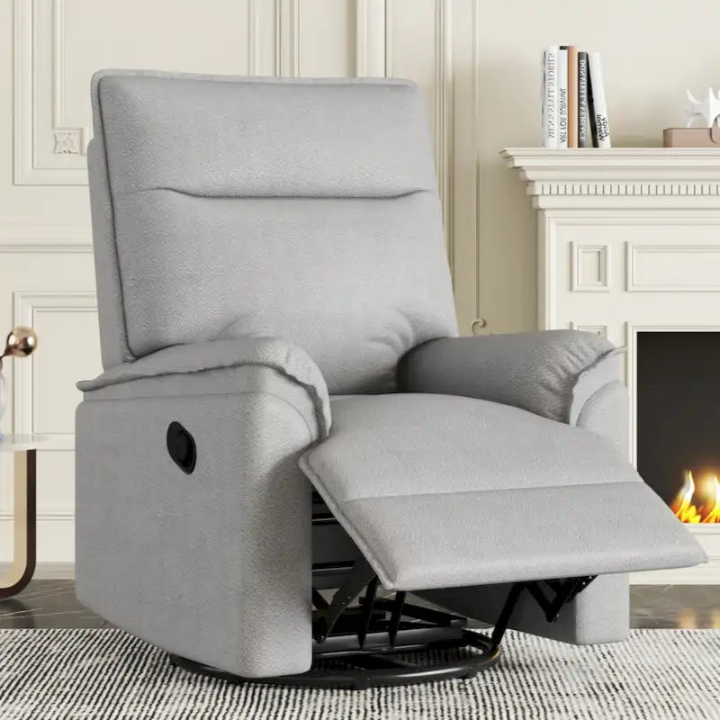 Fauteuil Inclinable Pivotant à 360 Degrés Fauteuil Inclinable Manuel Fauteuil de Cinéma pour Salon