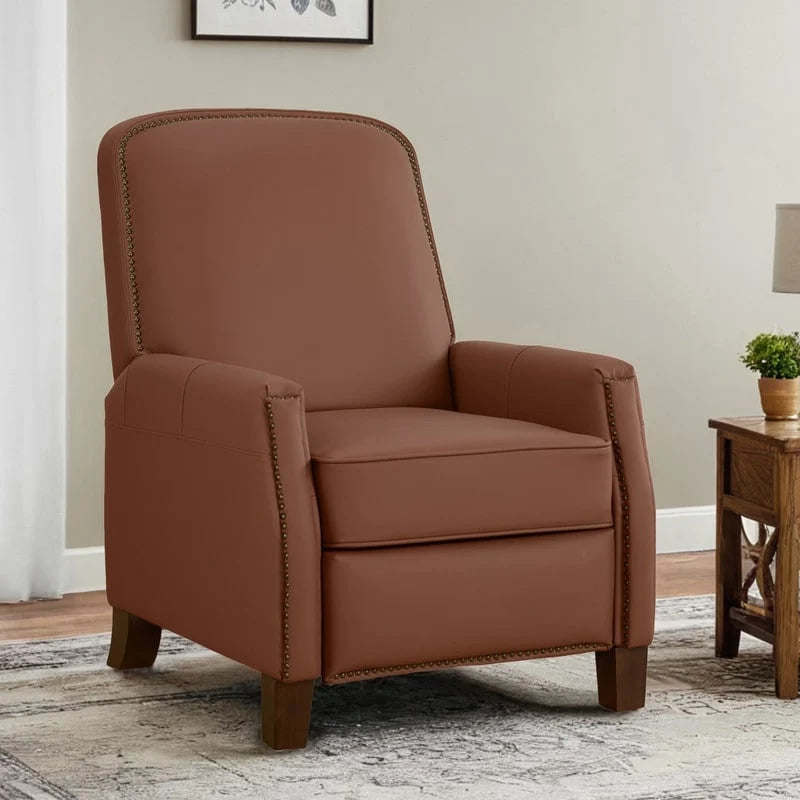 Fauteuil inclinable Elias Push Back pour adultes, en similicuir, pour salon