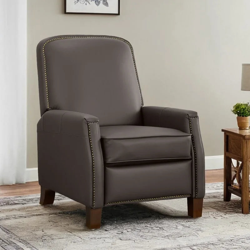 Fauteuil inclinable Elias Push Back pour adultes, en similicuir, pour salon
