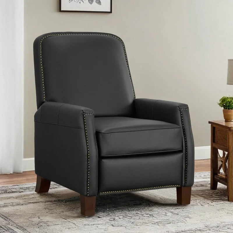 Fauteuil inclinable Elias Push Back pour adultes, en similicuir, pour salon