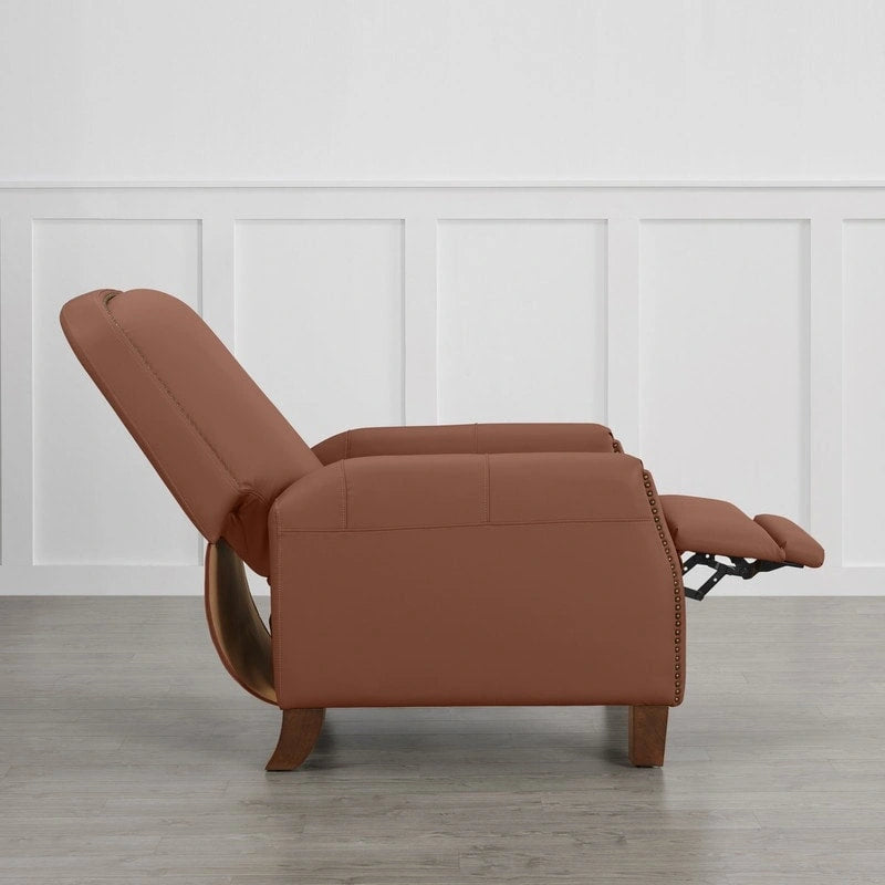 Fauteuil inclinable Elias Push Back pour adultes, en similicuir, pour salon