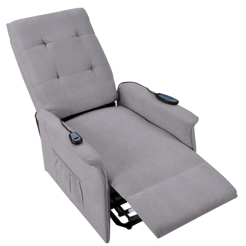Fauteuil releveur électrique pour personnes âgées avec fonction de massage réglable