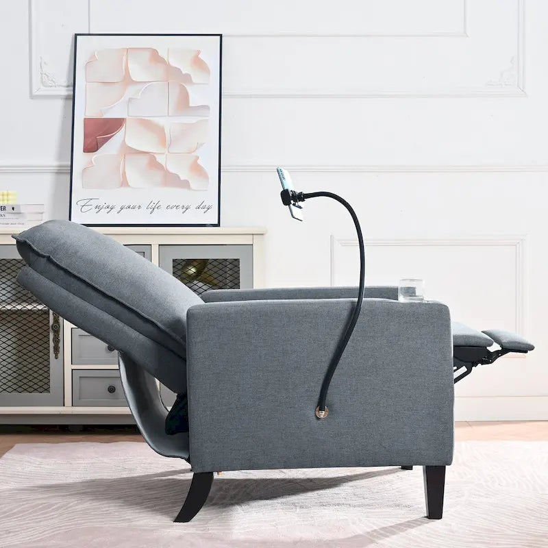 Fauteuils inclinables pour adultes, canapé inclinable réglable avec support de téléphone portable et porte-gobelet
