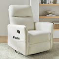 Fauteuil inclinable pivotant Curtis avec deux poches latérales par HULALA HOME