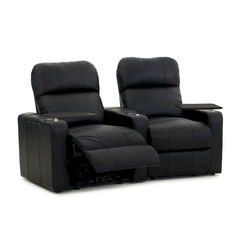 Ensemble de sièges de cinéma maison en cuir motorisés Octane Turbo XL700 (rangée de 2)
