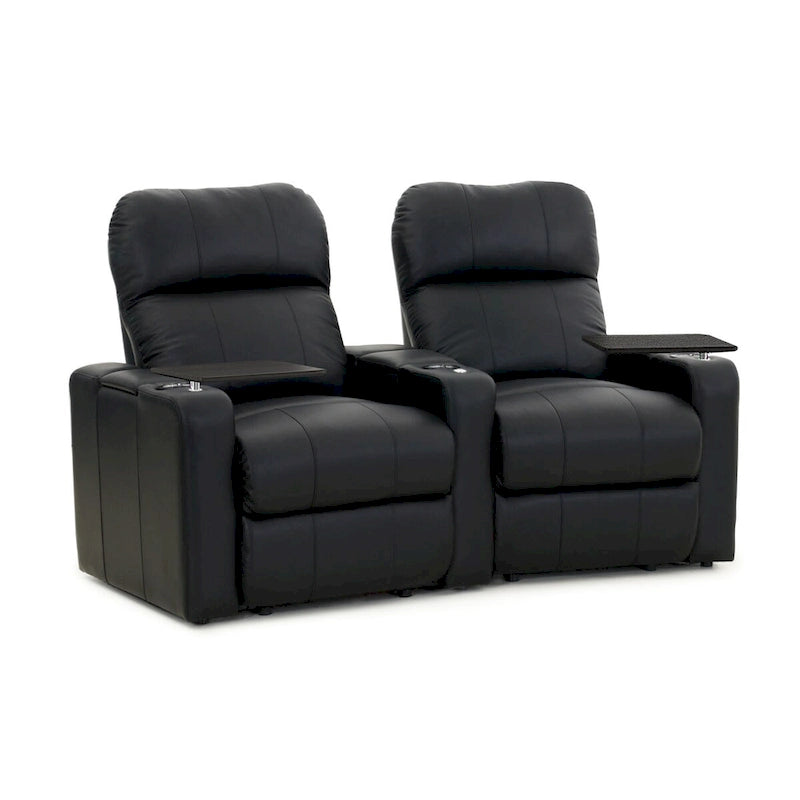 Ensemble de sièges de cinéma maison en cuir motorisés Octane Turbo XL700 (rangée de 2)