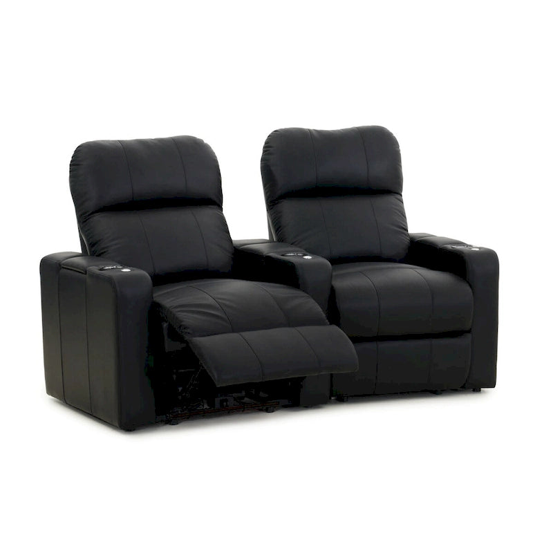 Ensemble de sièges de cinéma maison en cuir motorisés Octane Turbo XL700 (rangée de 2)