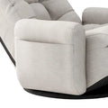 Fauteuils de relaxation gris avec appui-tête et support lombaire réglables