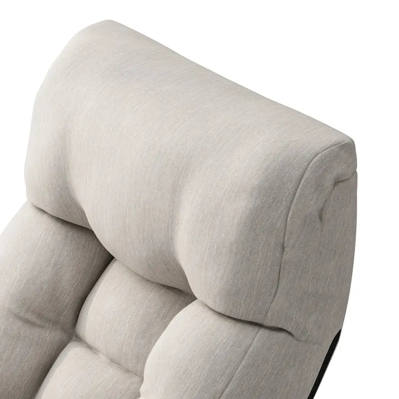 Fauteuils de relaxation gris avec appui-tête et support lombaire réglables