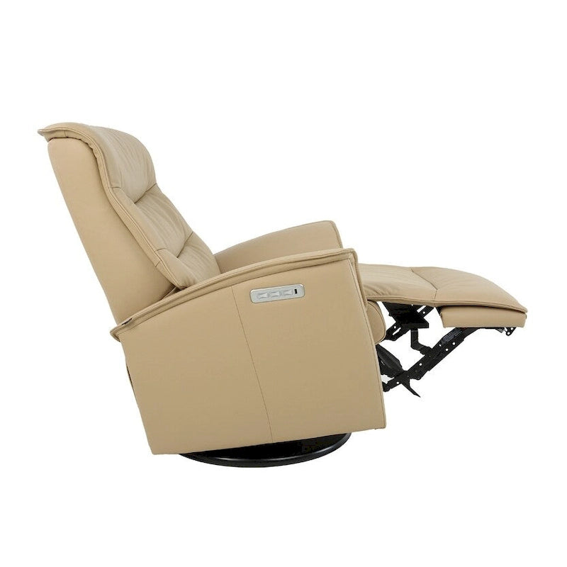 Fauteuil inclinable pivotant en cuir Fjords Dallas