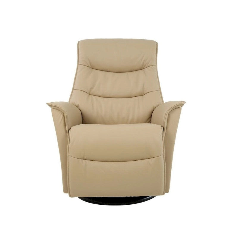 Fauteuil inclinable pivotant en cuir Fjords Dallas