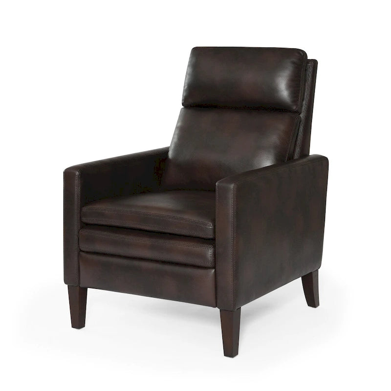 Fauteuil inclinable à dossier poussoir en similicuir Vesper par Greyson Living