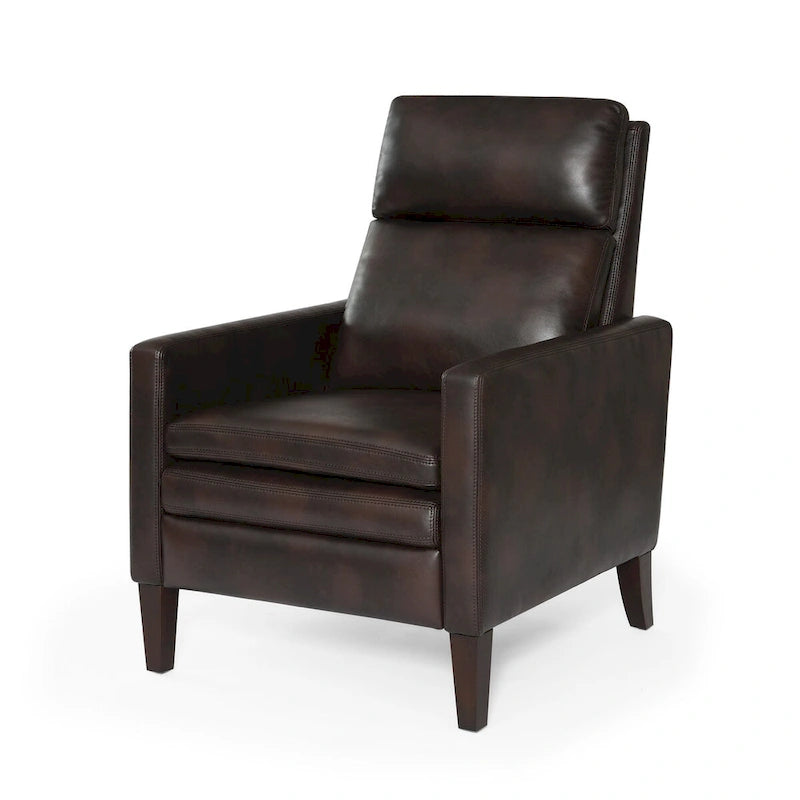 Fauteuil inclinable à dossier poussoir en similicuir Vesper par Greyson Living
