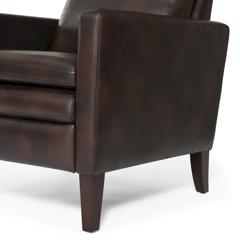 Fauteuil inclinable à dossier poussoir en similicuir Vesper par Greyson Living