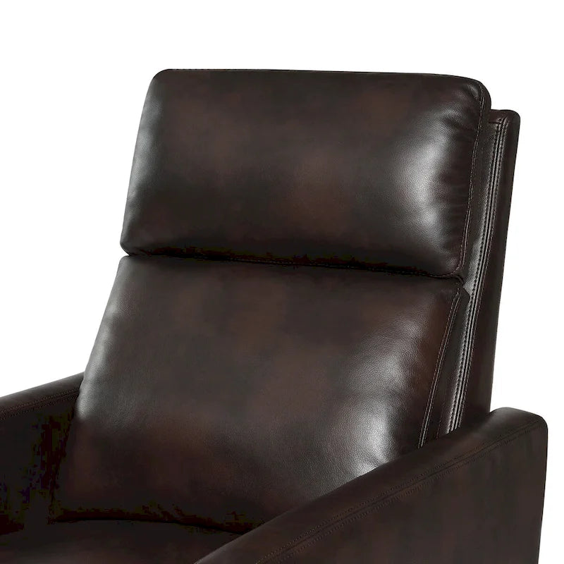 Fauteuil inclinable à dossier poussoir en similicuir Vesper par Greyson Living