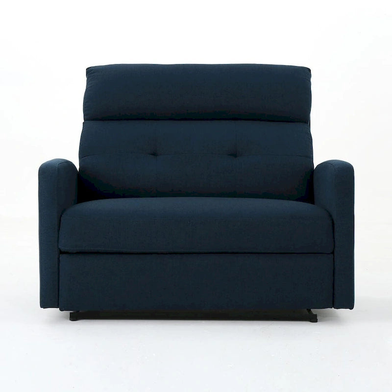 Fauteuil inclinable deux places en tissu moderne avec coussins moelleux par Christopher Knight Home