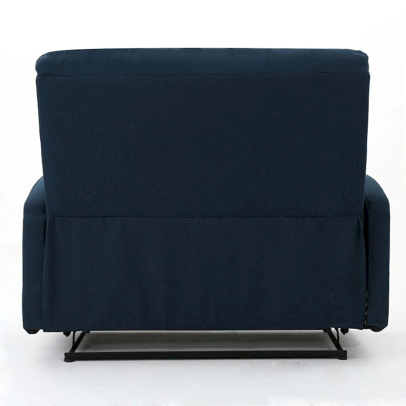Fauteuil inclinable deux places en tissu moderne avec coussins moelleux par Christopher Knight Home