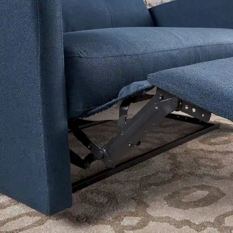 Fauteuil inclinable deux places en tissu moderne avec coussins moelleux par Christopher Knight Home
