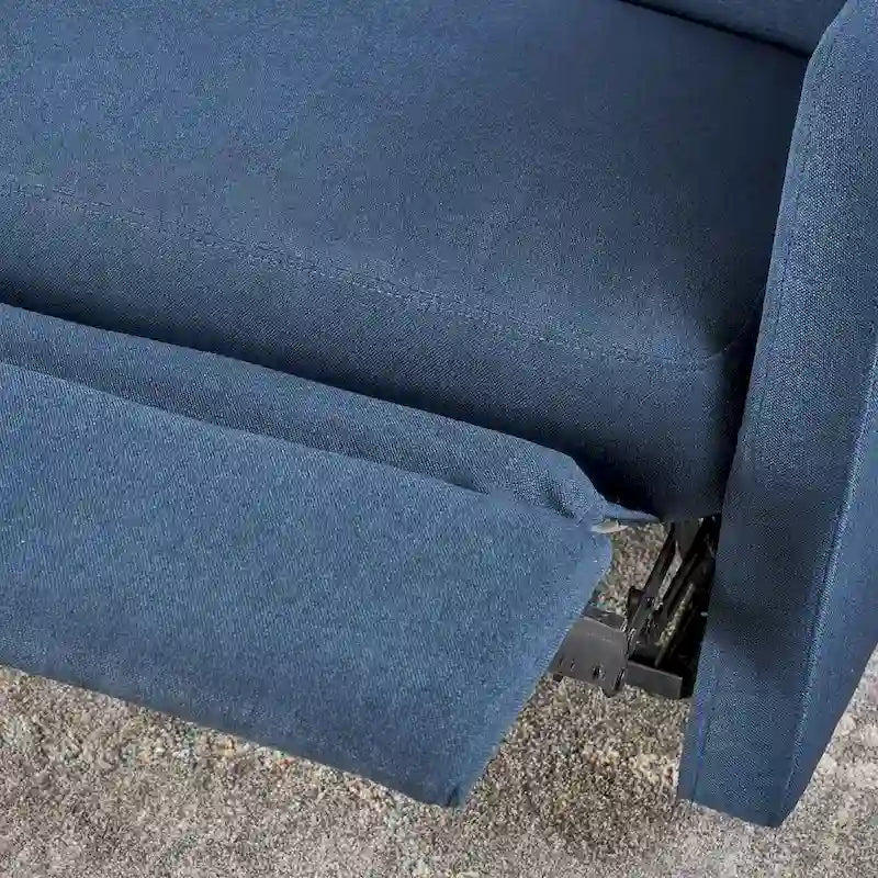 Fauteuil inclinable deux places en tissu moderne avec coussins moelleux par Christopher Knight Home