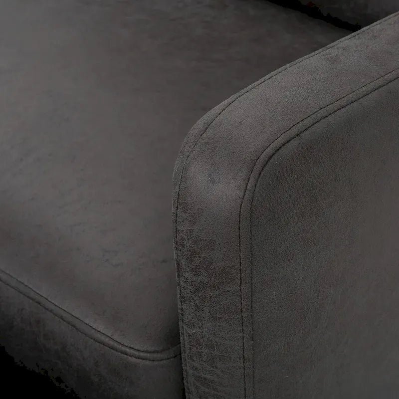 Fauteuil inclinable deux places en tissu moderne avec coussins moelleux par Christopher Knight Home