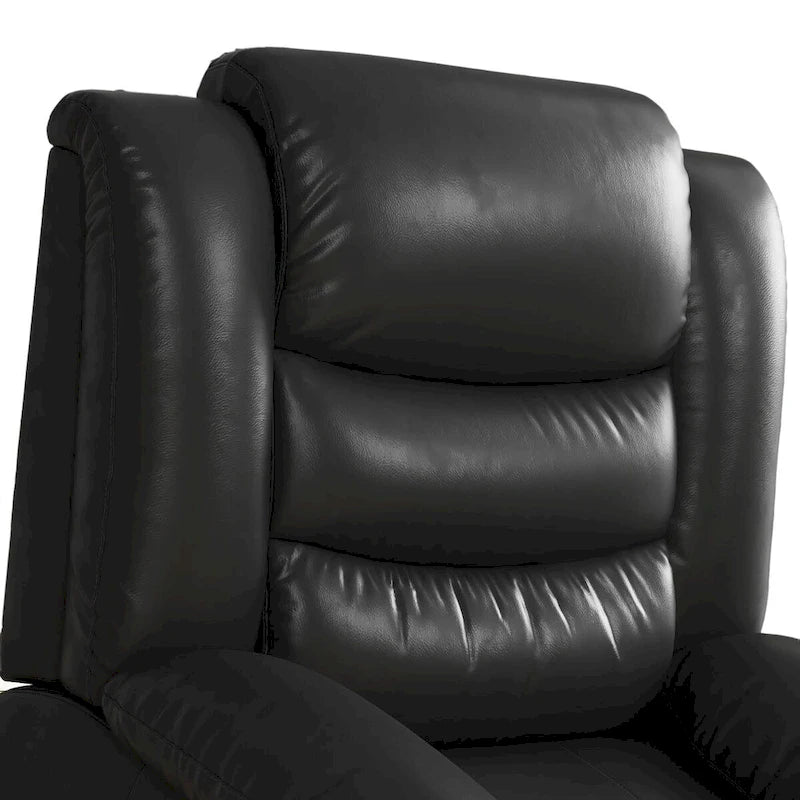 Fauteuil inclinable releveur en similicuir pour personnes âgées