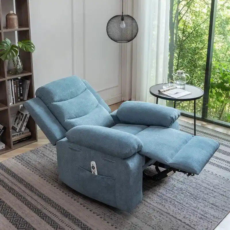 Fauteuil inclinable électrique GEITIN avec fonction de massage réglable et système de chauffage