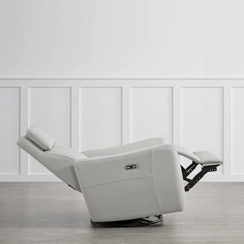 Fauteuil d'allaitement inclinable, pivotant et berçant Merlin Power
