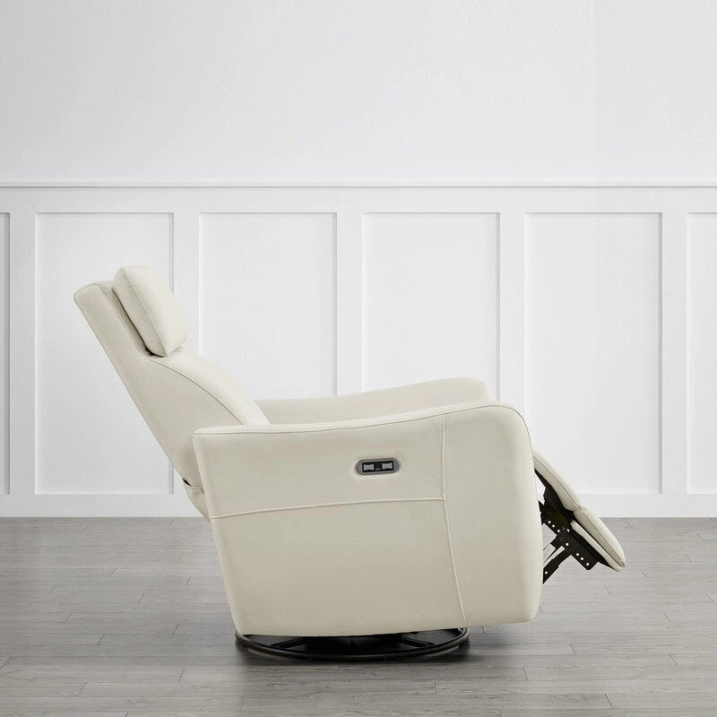 Fauteuil d'allaitement inclinable, pivotant et berçant Merlin Power