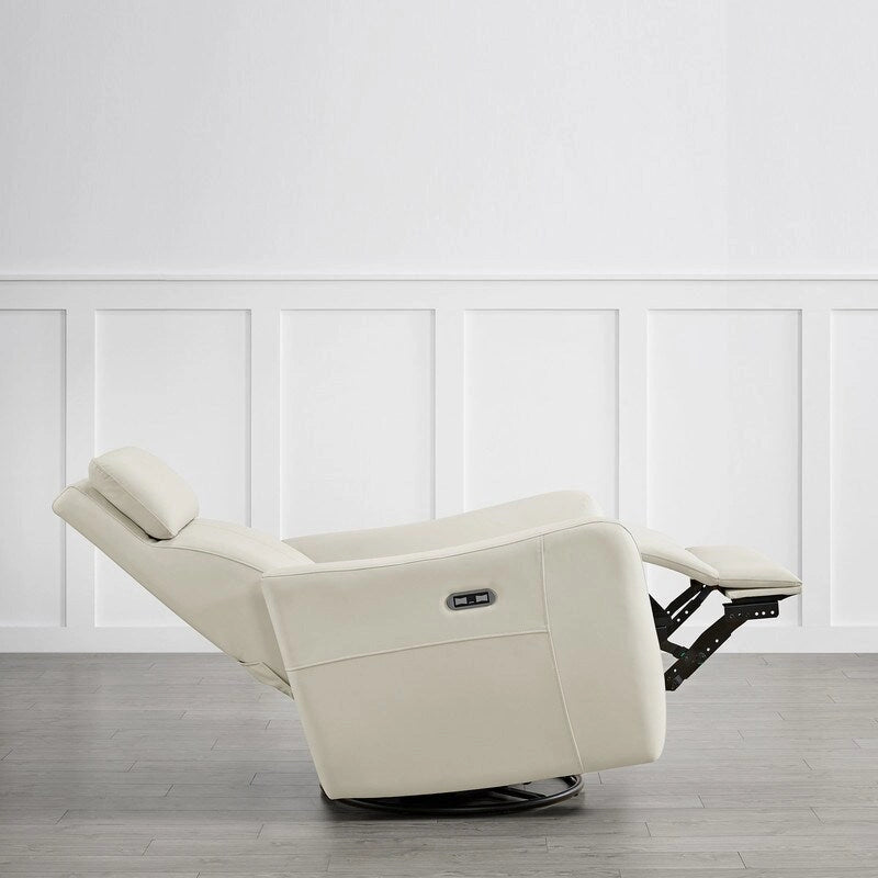 Fauteuil d'allaitement inclinable, pivotant et berçant Merlin Power