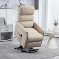 Fauteuil inclinable releveur HOMCOM pour personnes âgées, montage facile, fauteuil releveur en tissu avec télécommande