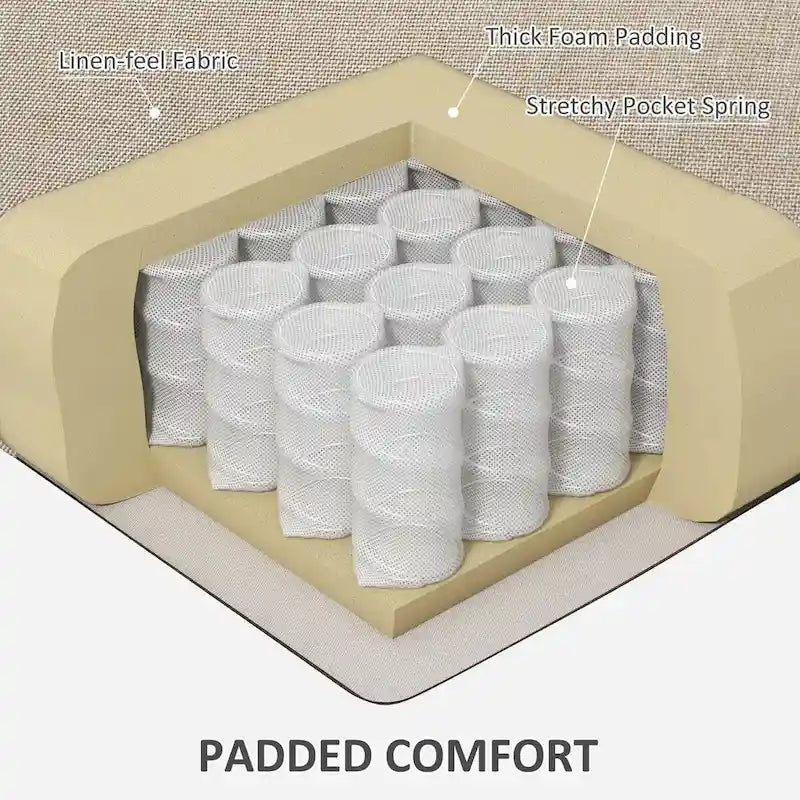 Fauteuil inclinable releveur HOMCOM pour personnes âgées, montage facile, fauteuil releveur en tissu avec télécommande