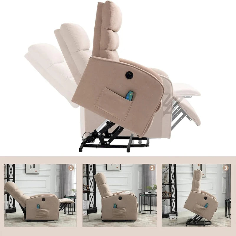 AVAWING Fauteuil inclinable électrique de massage et de relaxation moderne