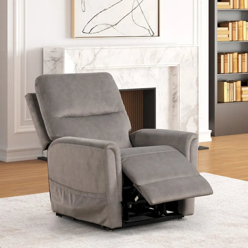 Fauteuil inclinable électrique releveur Furniture of America Mio avec massage, chauffage et port USB