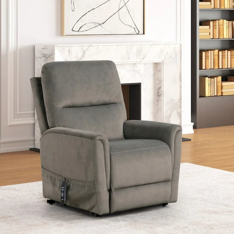 Fauteuil inclinable électrique releveur Furniture of America Mio avec massage, chauffage et port USB