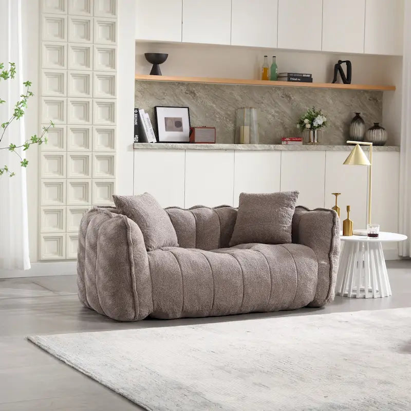 Canapé inclinable d'angle confortable
