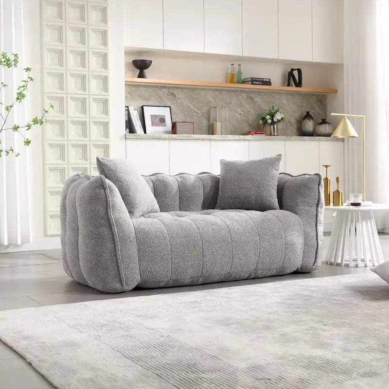 Canapé inclinable d'angle confortable